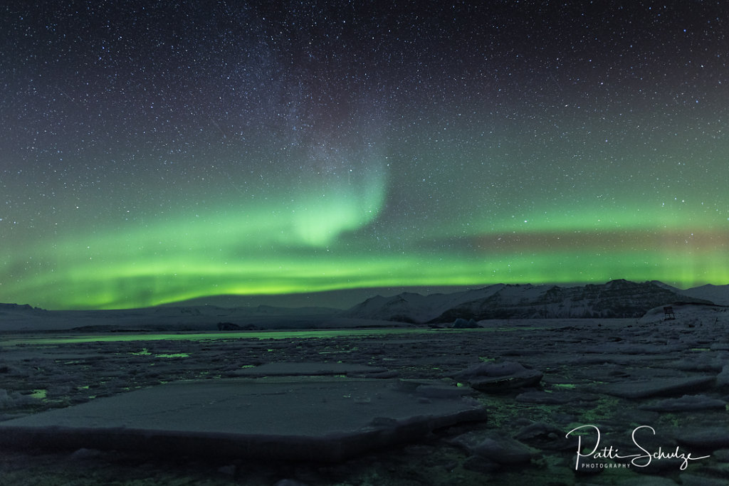 Aurora at the Lagoon