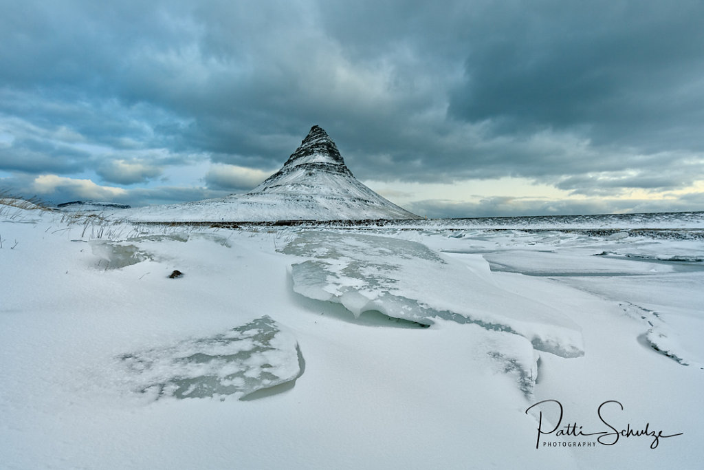 Kirkjufell and Ice